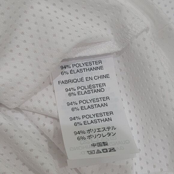 VuoriI Micro Mesh Tank Top Women's Size Large Shirt White Athletic Workout Run - Picture 7 of 8